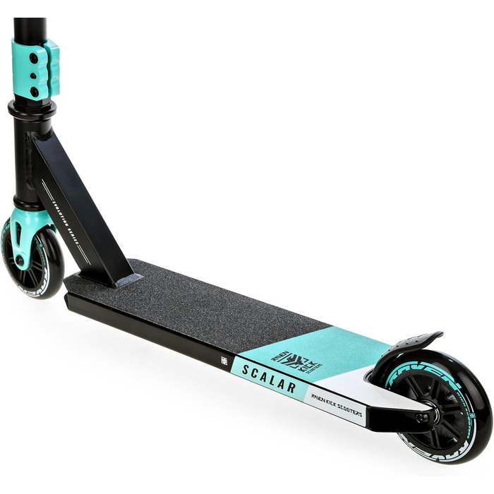 Самокат трюковий RAVEN Evolution Scalar Mint 100мм для дітей та дорослих: колеса PU+PP, підшипники ABEC-7