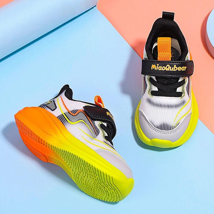 Дитячі кросівки для спорту та активного відпочинку, легкі, з неслизькою підошвою (31 EU, помаранчевий)