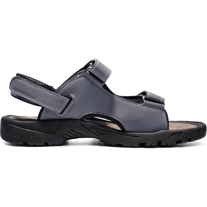 Чоловічі сандалі JOMIX для активного відпочинку та туризму: липучка, сірі, 44 EU