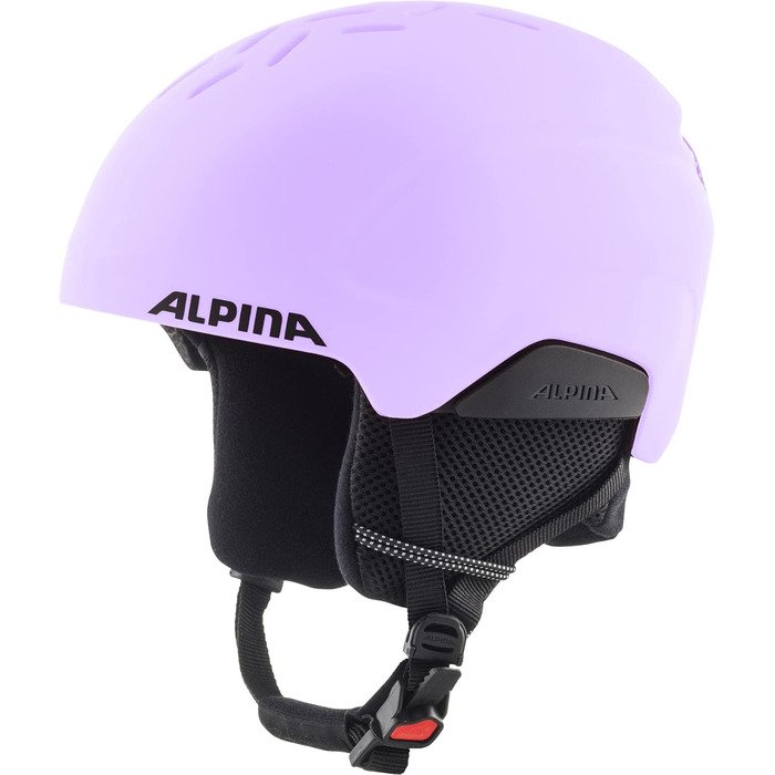 ALPINA PANOMA MAG Q лижна маска для дорослих, змінні лінзи OTG, антифог, ударостійка, 100% UV-захист, колір ліловий, 51-55 см
