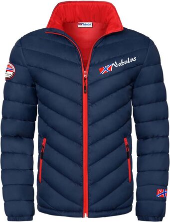 Чоловіча куртка Nebulus TANNO, тепла зимова та перехідна куртка, практична та універсальна, колір Navy