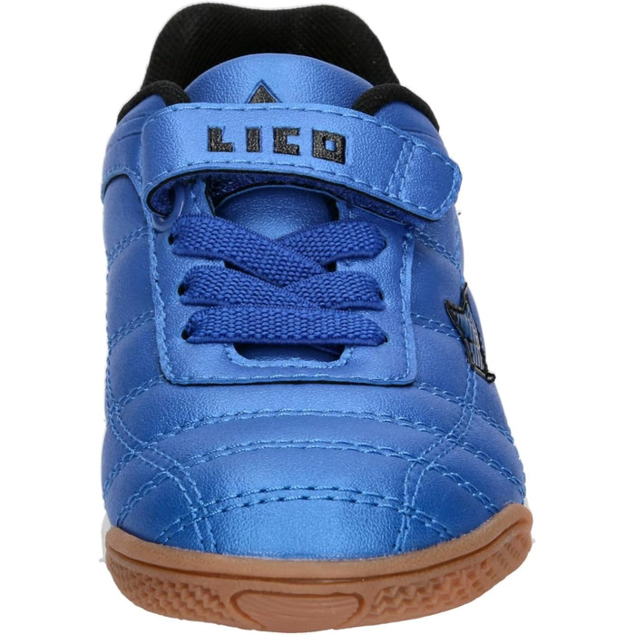 Дитячі спортивні залу та турнірні кросівки Lico Rockfield для унісекс (32 EU, блакитно-чорні)