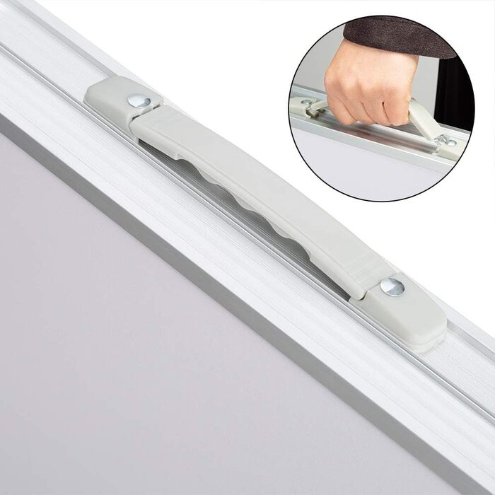 Складний стіл Campingtisch CASARIA® 120x60 см, білий, з регулюванням висоти, для 4 осіб, водостійкий, для кемпінгу та саду