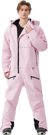 Жіночий гірськолижний комбінезон HOUZONIY 729+ Рожевий - гірськолижний костюм, сноуборд, Outdoor