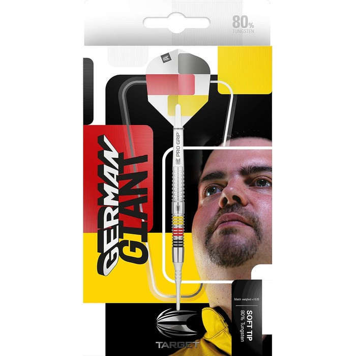 Дротики Target Darts Gabriel Clemens 80% вольфрам 21 г для електронної дартс дошки