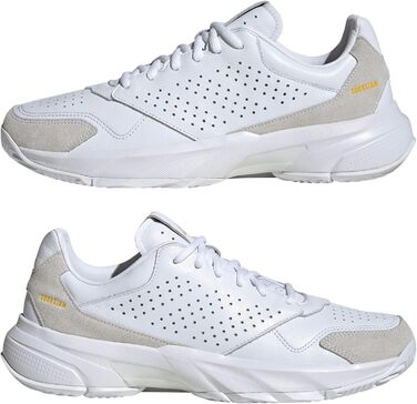 Тенісні кросівки adidas CourtJam Control 3 Premium Unisex 40 EU Cloud White