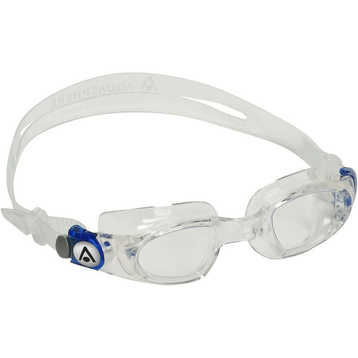 Окуляри для плавання Aquasphere Mako - з UV-захистом, силіконовою ущільнювальною гумкою, антифог покриттям (антизапітніння) для чоловіків та жінок, чорні