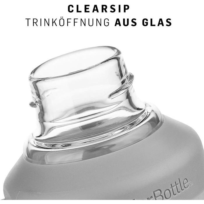Скляна пляшка BlenderBottle Mantra 600 мл, зелена, з BlenderBall, для води, йоги та протеїну, BPA-free