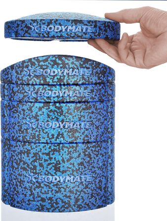 BODYMATE Набір для розтягування спини та грудей, регульований розтягувач для спини, тренажер для відкриття грудної мускулатури і розтягування верхньої та нижньої частини спини, сапфірово-синій