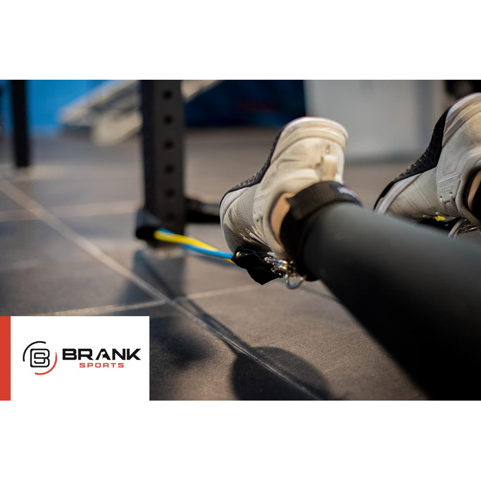 Резистентні гумки для фітнесу Widerstandsbänder - для нарощування м'язів, високоякісні матеріали, гумка для спорту, силові тренування, фітнес-гумка, безкоштовний посібник, чорний колір, 18.2 кг (1 шт.)