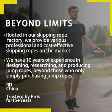 Стрибкове канат Springseil: 300 см, ПВХ-канат з бавовняним ядром, ергономічні ручки, регульована довжина, чорний