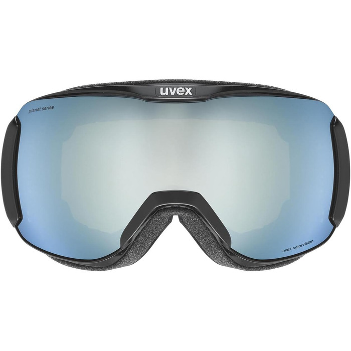 Лижна маска uvex downhill 2100 CV planet для жінок і чоловіків, з контрастним склом, з екологічних матеріалів
