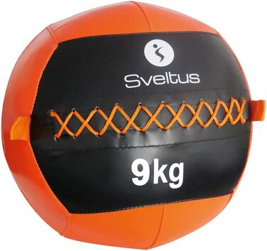 Медичний м'яч Sveltus 9 кг, 35 см, wall ball для фітнесу