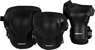 Захисний комплект Powerslide Pro Men чорний для роликів та інлайн-скейтів, арт. 903196