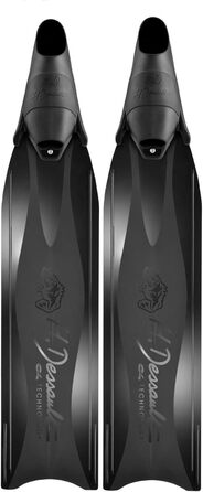 Ласти C4 H.Dessault HD Maxx Soft з технополімеру, з черевиком HD 350 для апное та підводного полювання