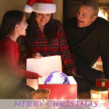 Волейбольний м'яч Wuzfully Kinder Soft Touch для пляжу та залу, розмір 5, фіолетовий