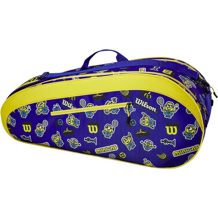 Тенісна сумка Wilson Minions 3.0, синьо-жовта, для ракеток