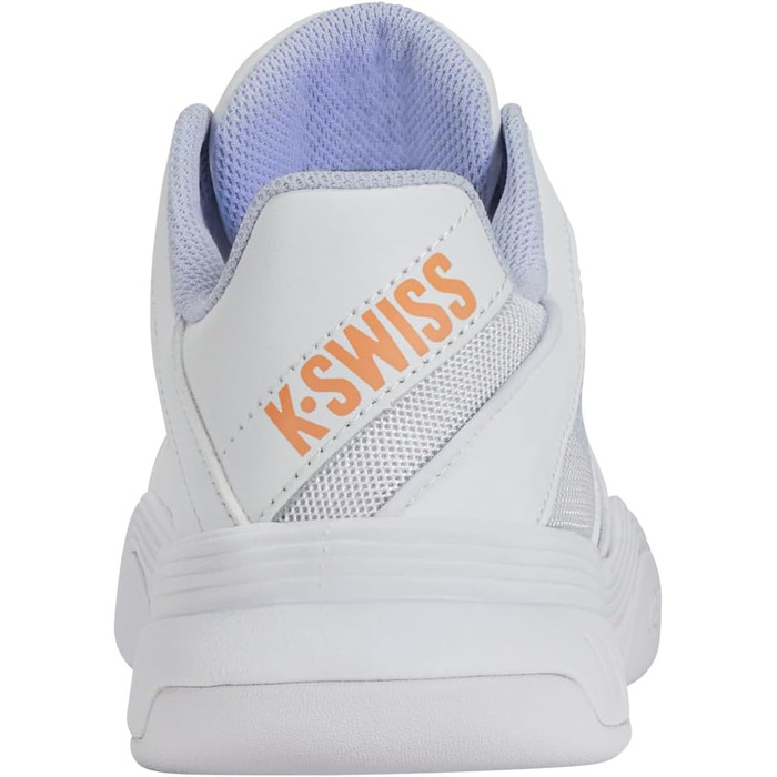 Кросівки для тенісу K-Swiss Court Express Carpet - унісекс, білі, персикові, розмір 33.5 EU