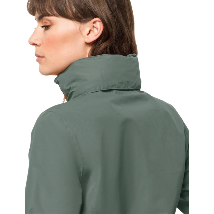 Жіноча вітрівка Jack Wolfskin Stormy Point 2l Jkt W, колір hedge green, розмір XS
