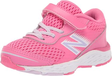 Дитячі кросівки New Balance 680 V6 для бігу, рожевий колір, ширина 22 EU