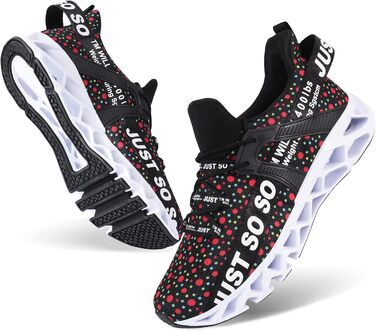 Чоловічі кросівки для бігу JSLEAP - дихаючі, легкі, спортивні, для тенісу та повсякденного носіння (43 EU, 1d кольорові точки)