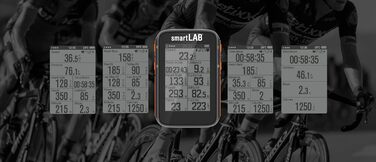 Велокомп’ютер smartLAB bike1 з GPS, ANT+ та Bluetooth, 2,4'' LCD, одометр для велосипеда