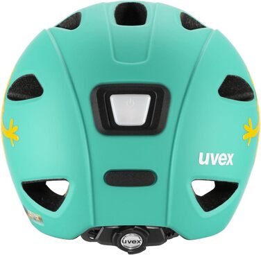 Дитячий велосипедний шолом uvex OYO Style Monster Lagoon, з боковим захистом, регульований розмір 45-50 см, матовий
