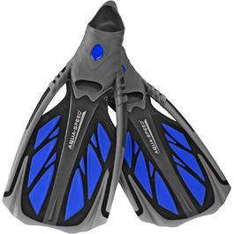 Ласти Aqua Speed Inox для дорослих, унісекс, 38/39, сірі/сині, для плавання