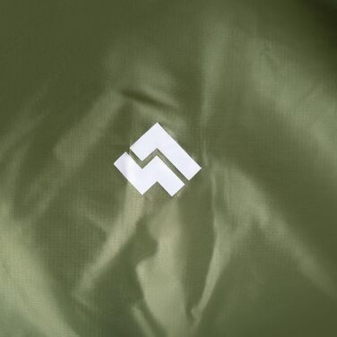 Сплячий мішок Alpinus Ultralight Pro 1000 для дорослих, 215 x 80 см, зелений, двошарова ізоляція, компресійний чохол