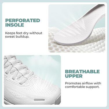 Жіночі спортивні кросівки ALLSWIFIT Slip-On: білі, комфортні, з амортизацією для фітнесу, тенісу та повсякденного носіння (р. 41.5)