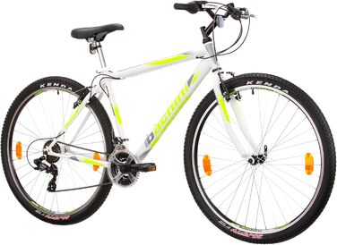 Гірський велосипед Probike PRO 29 дюймів, 21 швидкість, для чоловіків та жінок, зріст 175-190 см, білий/зелений, Multibrand Distribution