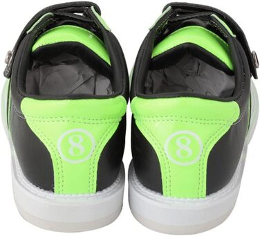 Унісекс шкіряні боулінг-шоу боулінгу SDEQA з магічною липучкою, дихаючі, зелені, 34 EU