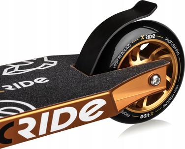 Професійний трюковий самокат Xride ST1000 Gold, золотий