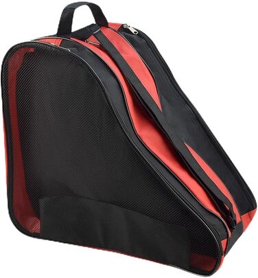 Сумка для ковзанів Tasche - для хокею, фігурного катання, лиж, червона, з регульованим ременем