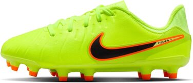 Кросівки футбольні NIKE Legend 10 Academy FG/MG для дітей (38 EU, Volt Black)