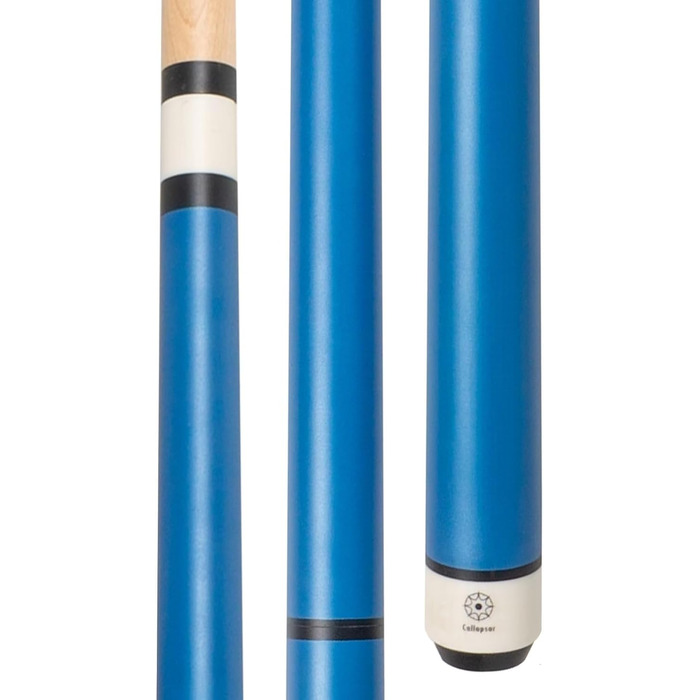 Білльярдний кий Collapsar Heavy Hitter Jump Break Queue, 750 г, 3-частини, 14 мм наконечник з фенолу, матовий синій