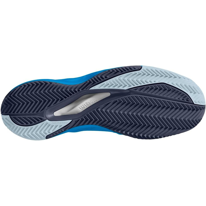 Тенісні кросівки Wilson Rush Pro Ace Clay WRS333370 - блакитний, білий, темно-синій (42 EU)