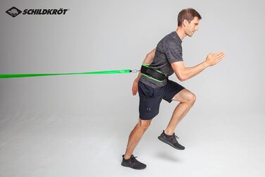 Тренажер для швидкості Schildkröt Speed Trainer Pro, пояс і еспандер, набір, у 4-кольоровій коробці