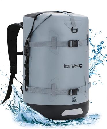 Водонепроникний рюкзак IDRYBAG 55L/35L для подорожей, каякінгу, SUP та плавання