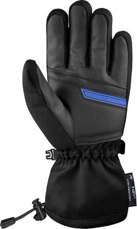 Зимові гірськолижні рукавички Reusch Crosby R-TEX XT водонепроникні та дихаючі, унісекс, чорно-сині, розмір 7.5