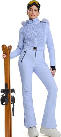 Комплект для сноубордингу та катання на лижах HOTIAN Daen: водонепроникний, вітронепроникний костюм (L, блакитний)