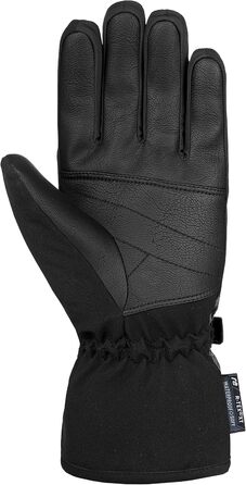 Жіночі рукавички Reusch Moni R-tex Xt, теплі, водонепроникні, дихаючі, чорні/сірі, розмір 8.5
