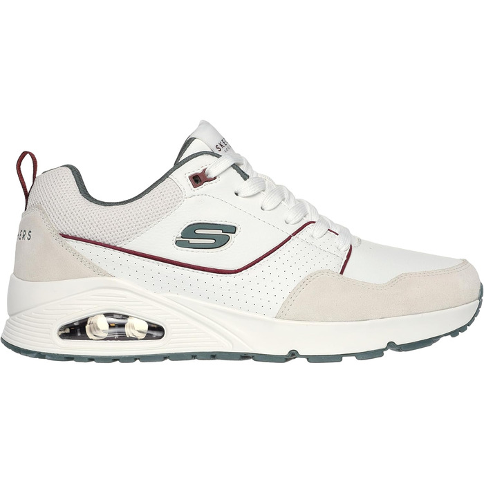 Чоловічі кросівки Skechers UNO Retro One - білі, шкіра, замша, сітка, 44 EU