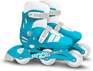 Ролики TRISKATES 2-в-1, регульовані, для дітей, SKIDS CONTROL MIXTE 2025, блакитні