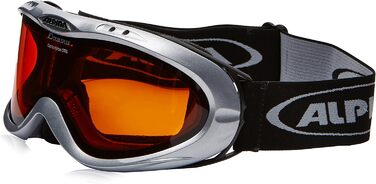 Гірськолижні окуляри Alpina Opticvision D для дорослих, універсальний розмір (сріблястий)