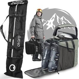 стиль: чохол для лиж (пара лиж до 185 см) + чохол для лижних черевиків