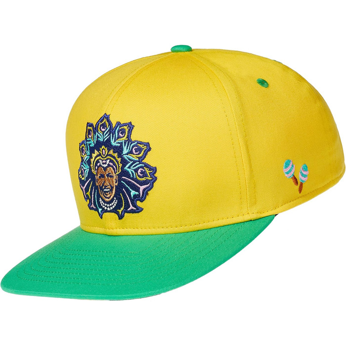 Кепка-снэпбек Cadency unisex з прямим козирком, регульована бейсболка Rio, жовта