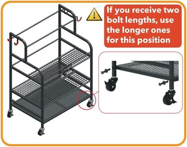 Організатор для домашнього спортзалу Yes4All, чорний - стелаж для зберігання