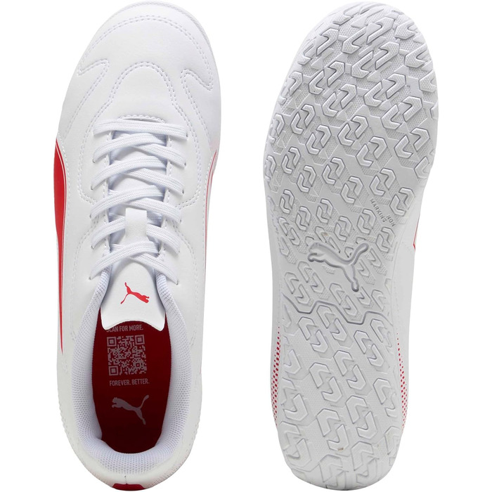 Дитячі футбольні бутси PUMA Vitoria II IT Jr - чорно-червоні, розмір 32.5 EU