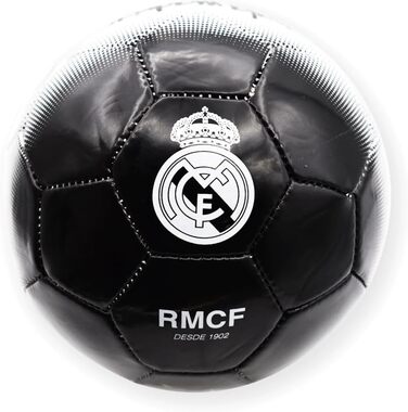 Футбольний м'яч Real Madrid R ROGER'S, білий/чорний, розмір 5